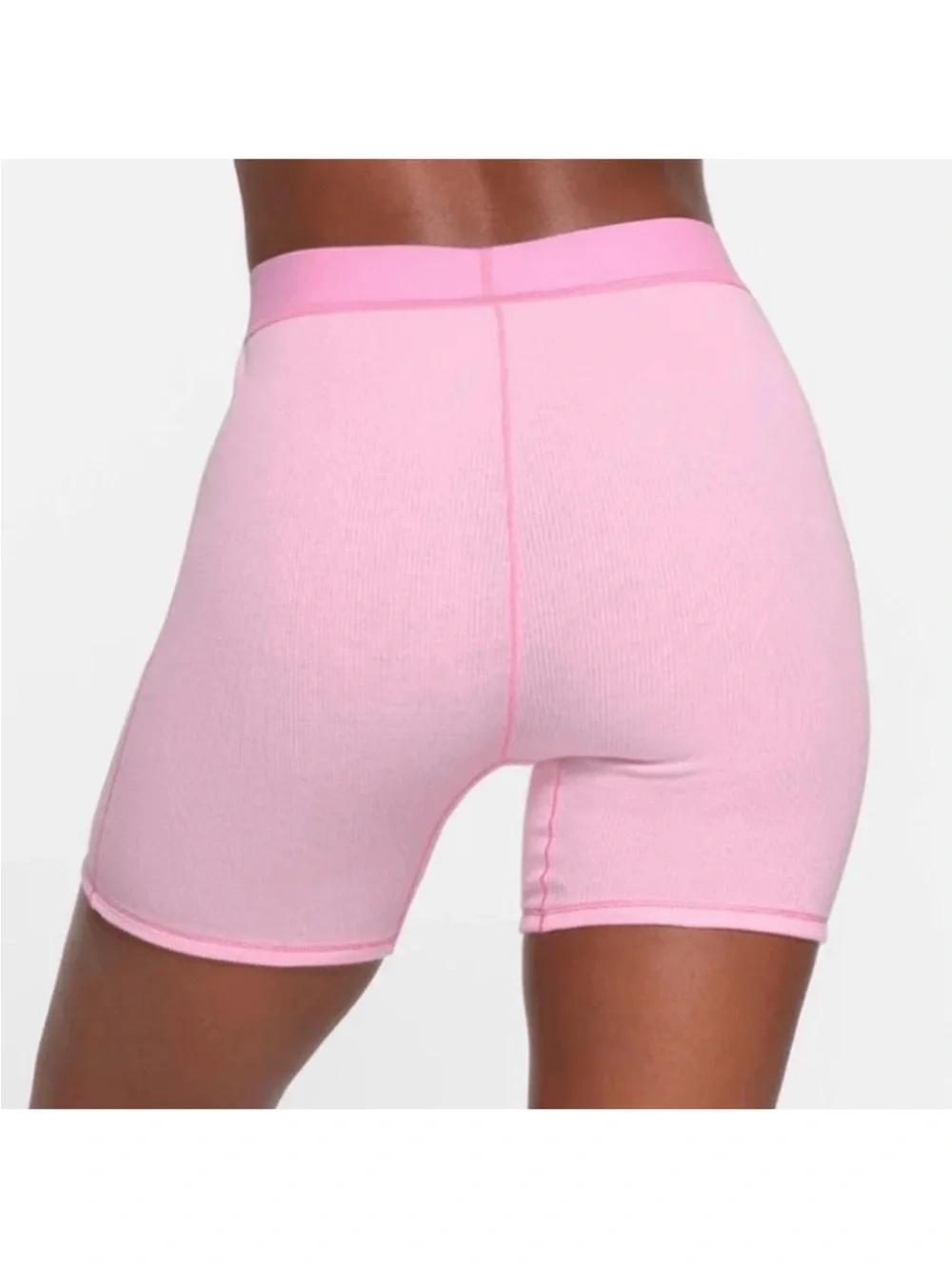 🔥 SLIMS Cotton Ribbed Boyfriend Boxers In Bubblegum Pink RARE Size Medium